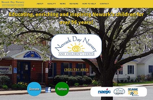 Newark Day Nursery website