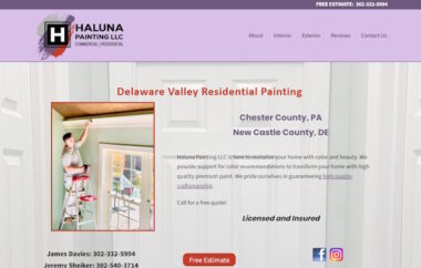 Haluna Painting website