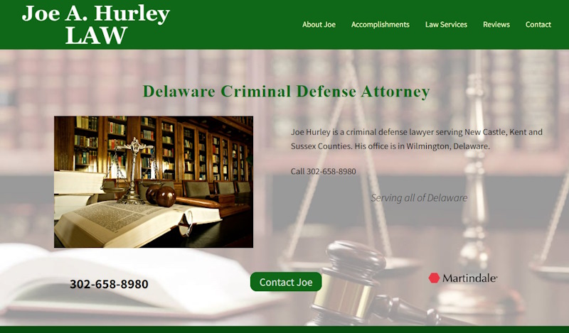Joe Hurley Law website